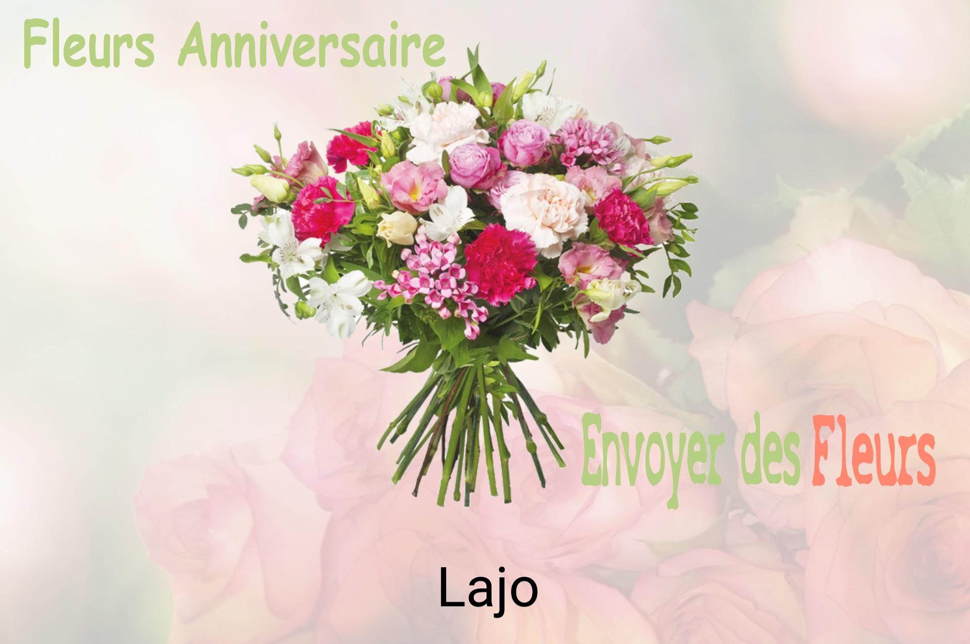 Bouquet de fleurs d’anniversaire livré à Lajo